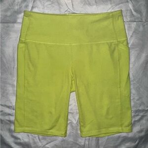 DSG Neon Yellow Women's Bike Shorts